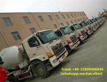 الصين توفير الطاقة هينو 700 شاحنة خلط الخرسانة المستخدمة لا تسرب النفط مع بطارية جديدة المزود