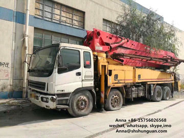 الصين المحرك الأصلي المستخدمة Putzmeister مضخات الخرسانة شاحنة النقل التلقائي موزع