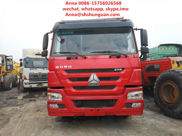 الصين Red 30 Tons شاحنة قلابة 13000 Kg Vehicle Weight Manual ناقل حركة يدوي المزود