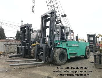 الصين 6D24 Used Mitsubishi Forklift Trucks، 30 Ton Forklift 9200 X 3300 X 4000 Mm المزود