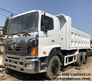 الصين تستخدم هينو 700 سلسلة تفريغ شاحنة 25-30ton 350 حصان 16 متر مربع تفريغ المحرز في عام 2012 المزود