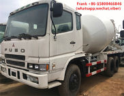 MITSUBISHI Fuso Used Concrete Mixer Trucks 8m3 خلط سعة وقود الديزل