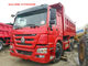 Red 30 Tons شاحنة قلابة 13000 Kg Vehicle Weight Manual ناقل حركة يدوي المزود